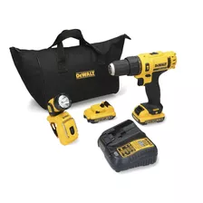 Taladro Rotomartillo 12v + Lámpara +bat Dewalt Pamxdcd716510 Color Amarillo