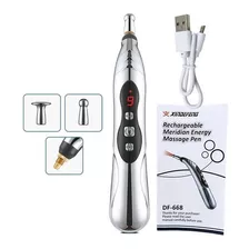 Lapiz De Acupuntura - Massager Pen 4 En 1 Recargable 