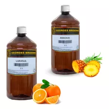 Kit 2 Essências 1 Abacaxi 960ml + 1 Essência Laranja 1 L Gb