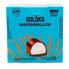 18 Bombom Goldko Marshmallow Zero Açúcar 11,5g