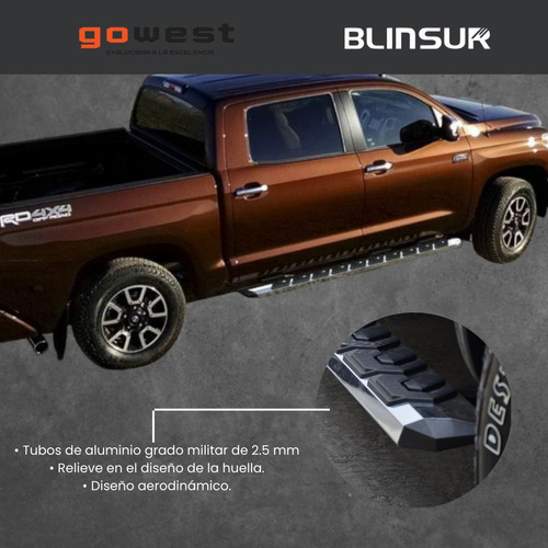 Estribos Serie 900 Para Nissan Np300 Frontier 2016 - 2023 Foto 4