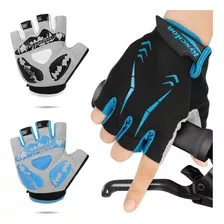 1par Guantes De Bicicleta Montaña Ciclismo Guante Medio Dedo