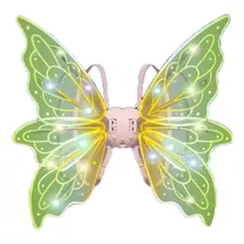 Asa Infantil Movimento Luzes Led Fada Borboleta Anjo