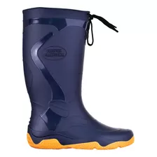 Bota De Lluvia Náutica Marine Cuello Cordon Calfor Pampeana