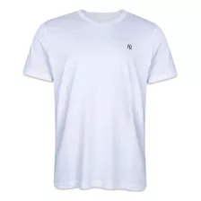 Camiseta New Era Mlb Ny Yankees Essentials Mini Logo Branco