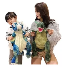 B Mochila Escolar Infantil Dinossauro Reforçada Pelúcia