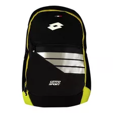 Mochila Lotto Matrix Color Negro/amarillo