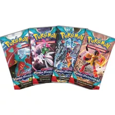 Carta Pokémon 4 Pacotinhos Copag Original Booster Pack Tcg