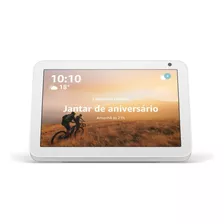 Echo Show 8 2ª Geração Alexa 8'' 13mp Branco Amazon Bivolt 110v/220v