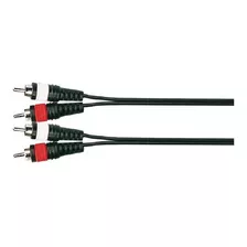 Cable Adaptador Soundking 2xrca+2xrca 2m Bb4102m