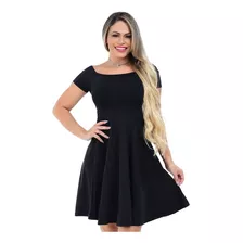 Kit Com 2 Vestidos Luxo Moda Evangélica Comportada Godê