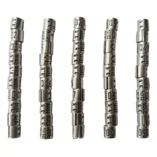 Anilhas De Marcação Alumínio Trinca Ferro 3,5mm Abertas 10un