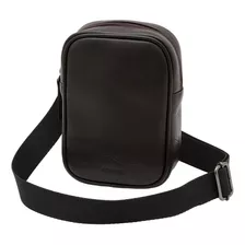 Bolsa Masculina Shoulder Bag De Couro Bovino Couro50 Araçá Cor Café