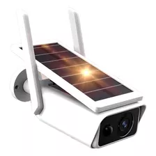 Câmera De Segurança Wifi Externa Com Placa Solar Icsee 