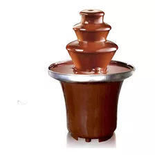 Cascata Chocolate Molhado Portátil Sorvete Casamento Casa Cor Marrom-escuro 110v