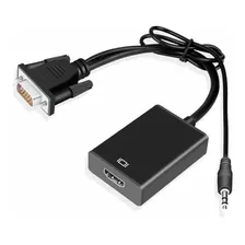 Convertidor Adaptador Activo Vga A Hdmi Con Audio 