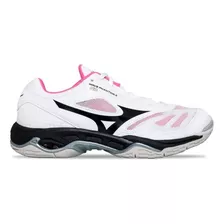 Zapatilla Mizuno Wave Stealth 5 Mujer Blanco 