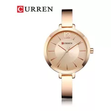 Relojes Simples De Acero Inoxidable A Prueba De Agua Curren Color Del Bisel Rose