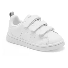 Tenis Escolar American Fire 7086 Para Niño Color Blanco E7