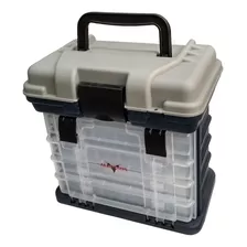 Caja De Pesca Organizadora Para Señuelos Bait 4 Gaveteros