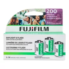 Rollo Fuji Fujifilm 200asa X 36 Analogico (3 Pack Tres) 