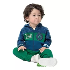 Conjunto Bebê Moletom Menino Inverno Angero Dino