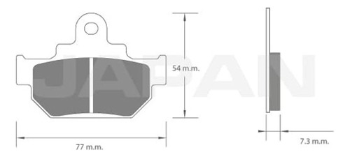 Pastilla Freno Japan Suzuki Gz 250 Marauder Delantera 017763 Foto 2