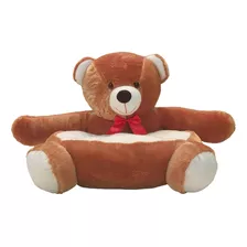 Assento Para Bebê Mini Sofazinho Urso Pelúcia Cores