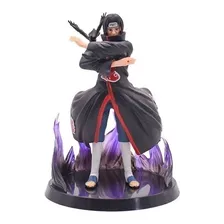 Figura Coleccionable Itachi Uchiha Cuervo En Caja De 15 Cm