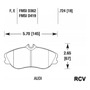 Balatas Disco  Trasera Para Audi A6 Quattro V8 2003