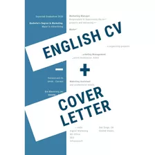 English Cv + Cover Letter