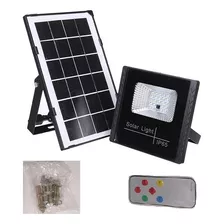 Foco Reflector Solar Led Recargable Interior Y Exterior Ip67