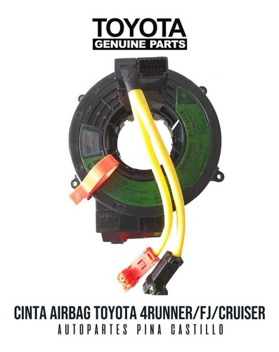 Cinta Airbag Clock Spring Toyota 4runner/fj Cruiser Original Foto 2