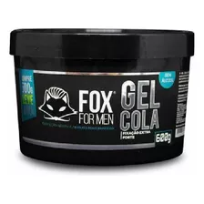 Fox For Men Gel Cola Incolor Fixação Extra Forte 600g