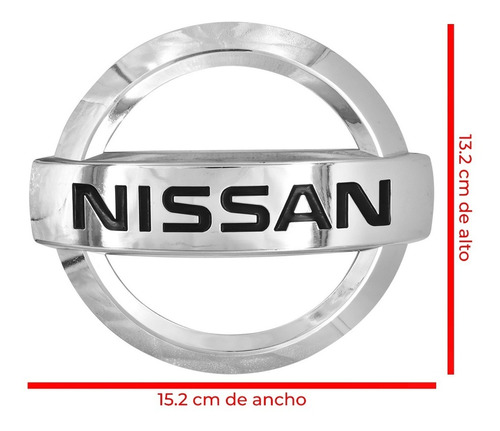 Emblema Parrilla Delantero Nissan Versa 2020 2021 2022 Foto 3