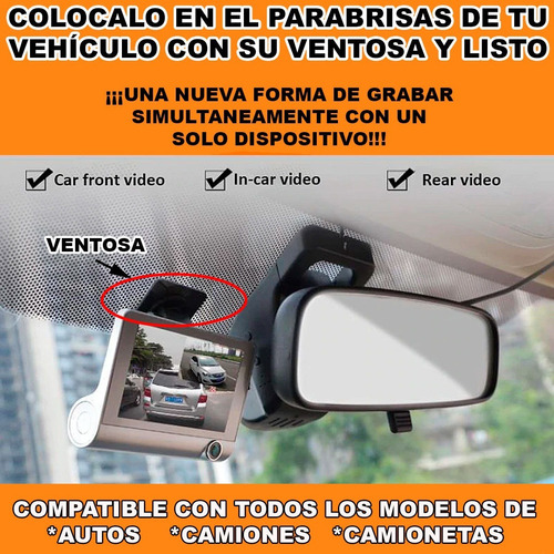 Pantalla Camara Interior Frontal Reversa Dvr Personalizadas Foto 8