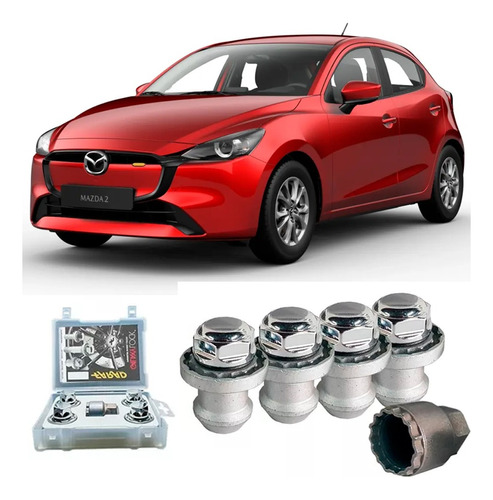 Birlos De Seguridad Mazda 2 Hatchback - Precio Especial Foto 3