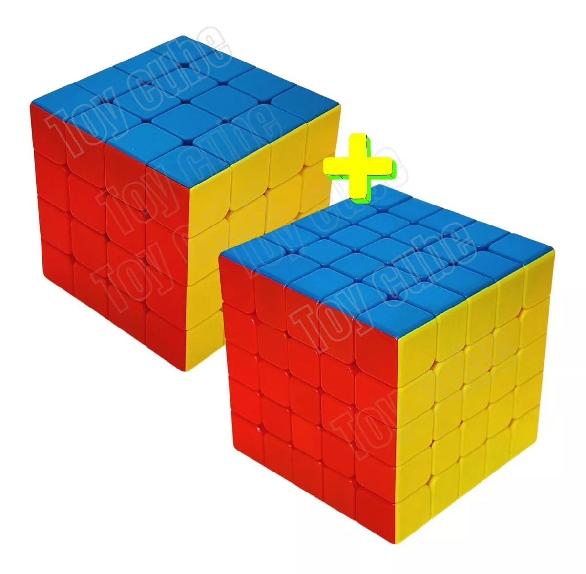Kit Cubo Mágico 4x4x4 + 5x5x5 Moyu Meilong Magic Cube