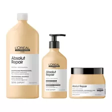 Shampoo 1500ml + Condition 500ml+ Mask Loreal Absolut Repair