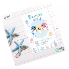 Kit Imprimible Baby Shark Deco + Candy Bar