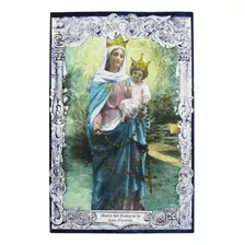 Mayólica Virgen Del Rosario De San Nicolás - 30 X 45 Cm