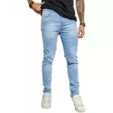 Calça Jeans Masculina Skinny Com Lycra Elastano Original