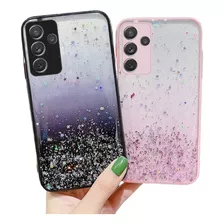 Capa Capinha Glitter Para Galaxy A54 5g + Pelicula Hydrogel