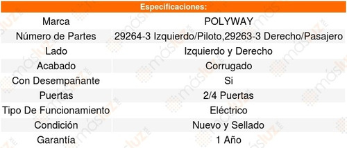 Set 2 Espejos Polyway Chevrolet Tahoe 07_14 Foto 3