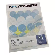 Papel Texturado Lienzo Algodón A4 Imprek Matte Mat 260gr 20h