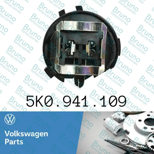 Conector Socket Faro H7 Jetta Golf Passat Tiguan Vw Original Foto 3