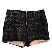 Shorts Rendado Preto Da Amaro - Tam 42