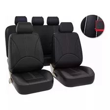 Funda Cubre Asiento Auto Universal Forro Asiento Cuerina Kit