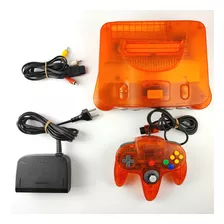 Console Nintendo 64 Tangerina Gradiente Com Controle