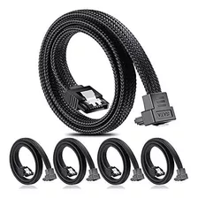 Cable Sata Iii , 6gbps 90 Grados Angulo Recto Hdd Sdd Data